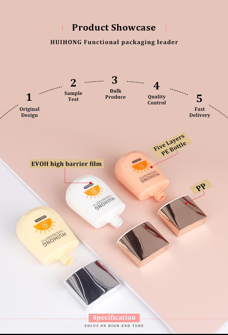 5 Layers Sunscreen Bottle 5 Layers Sunscreen Bottle