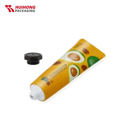 Tube en aluminium à la main vide de 30 ml avec couverture octogone pour les cosmétiques