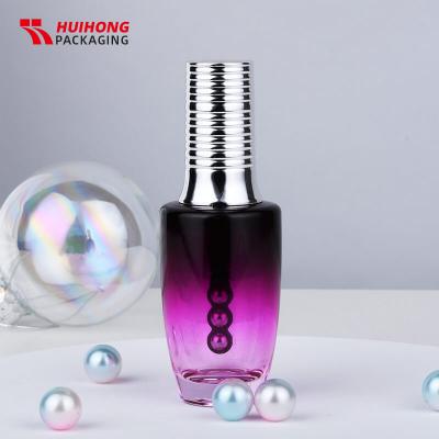 Bouteille en verre à crème pour les yeux 20ml avec 3 billes de vibration de massage pour les cosmétiques