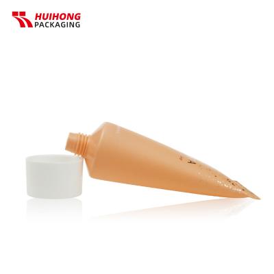 Tube à crème d'orange souple de 50 ml pour la lotion pour le corps