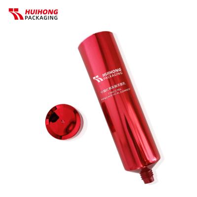 Tube cosmétique en aluminium en aluminium en aluminium de 100 ml avec couvercle supérieur à vis