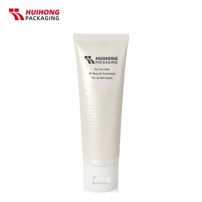 Tube vide de crème blanche de 80 ml avec capuchon à flip supérieur