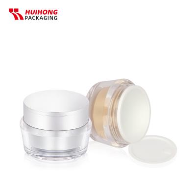 Pots acryliques contenant de la crème personnalisée de 50 ml avec couvercles pots de gommage pour le corps