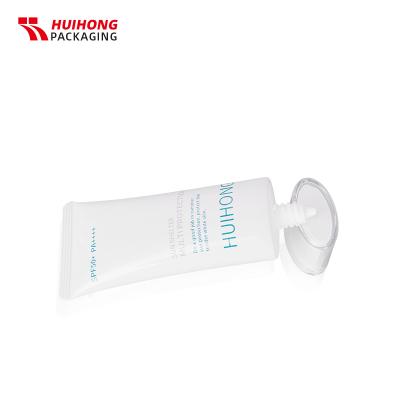 Tube d'emballage de protection solaire cosmétique vide de luxe D40 5 couches avec couvercle PP uv-électrolytique